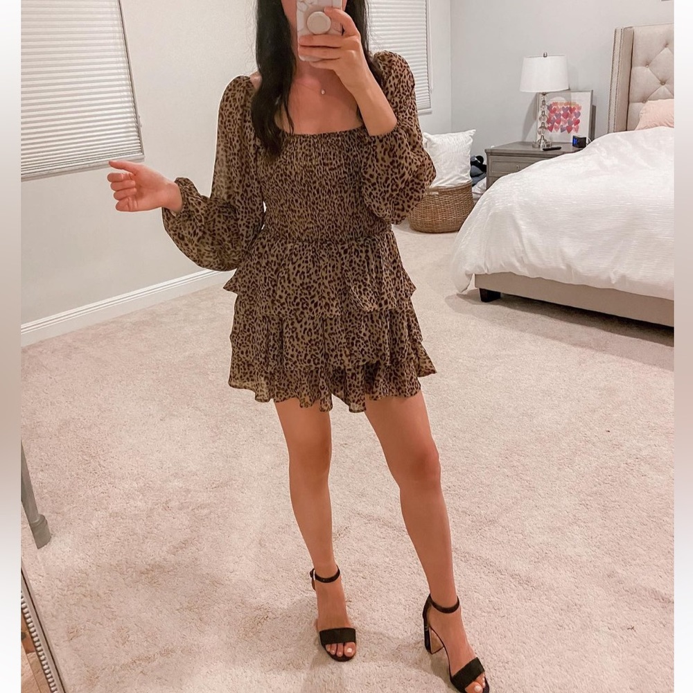 Maverick the Collection cheetah print romper